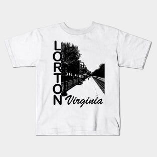 Lorton VRE - Black Kids T-Shirt